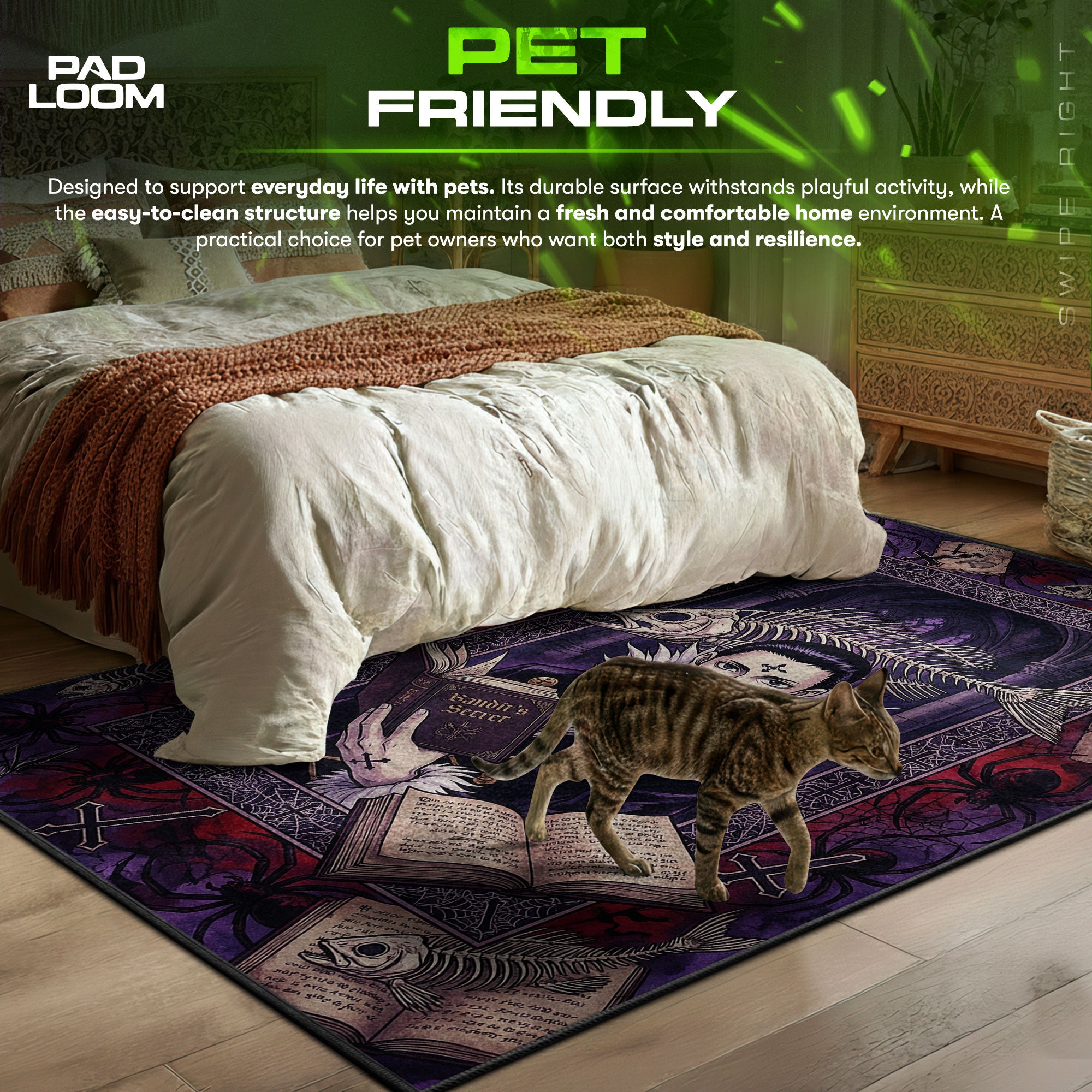 Chrollo Lucilfer Phantom Troupe Rug - Hunter x Hunter Chair Mat