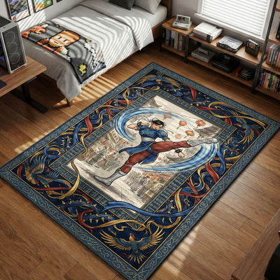 Chun-Li Blitztritt Teppich - Street Fighter Stuhlunterlage