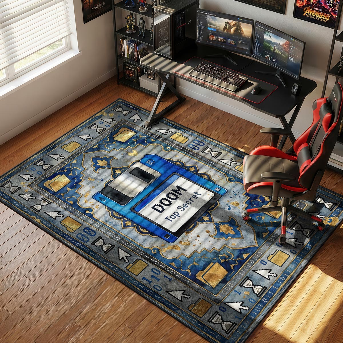 Circuit Board PCB Rug | Tech Gaming Rug – Padloom