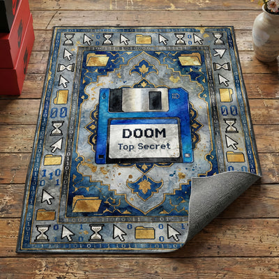 Circuit Board PCB Rug — Tech Gaming Room Area Rug