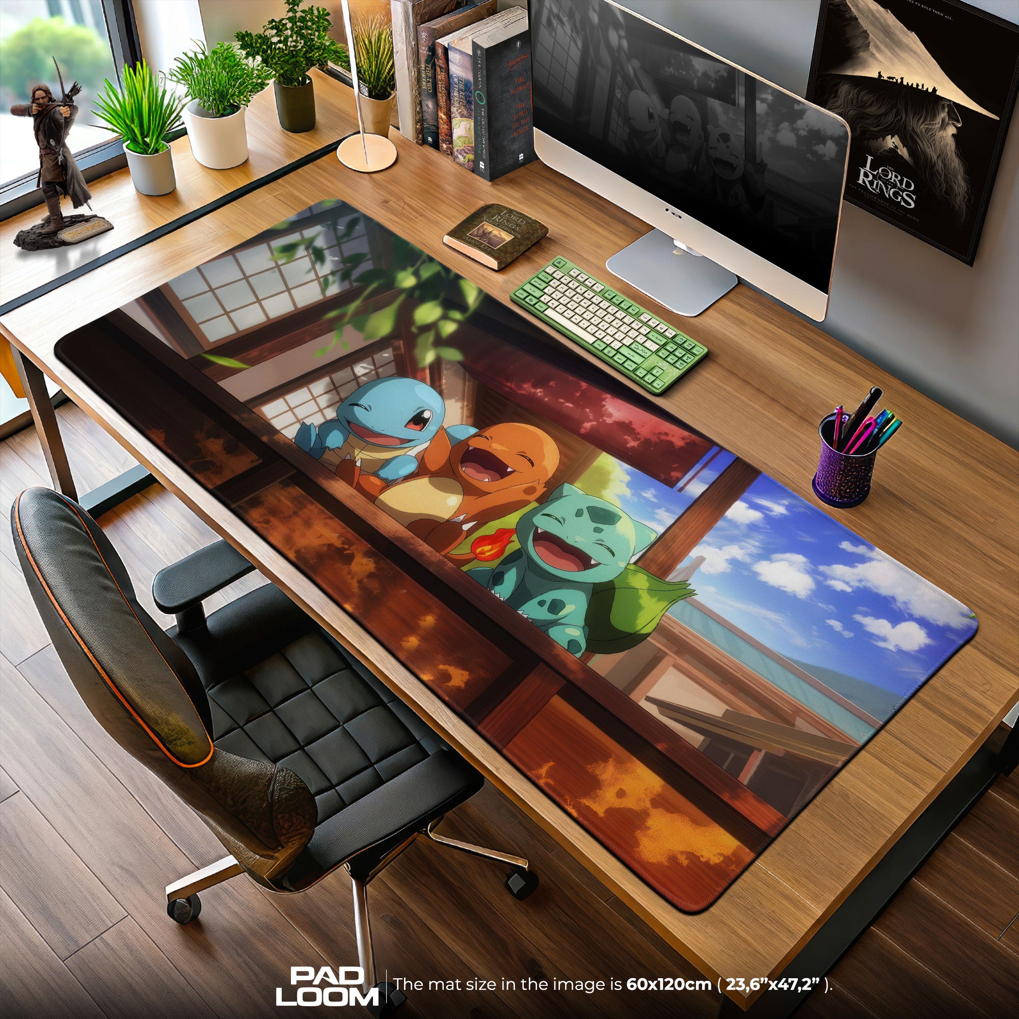 Classic Starters Mouse Pad, Pokémon Gaming Mouse Pad