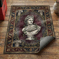Classical Marble Bust Neoclassical Study Area rug — main product view
