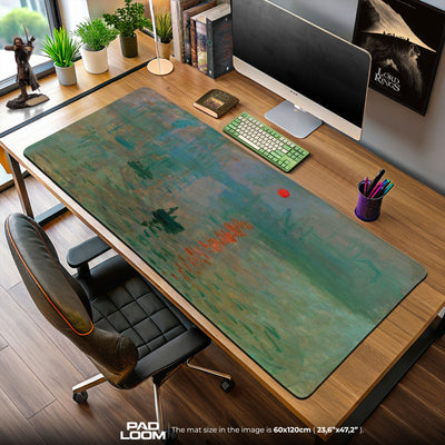 Claude Monet Impression Sunrise Mouse Pad – Art Desk Mat