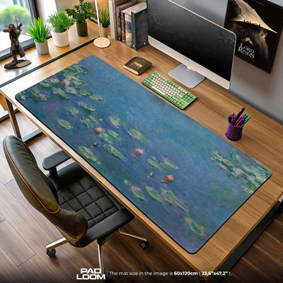 Claude Monet Water Lilies Mouse Pad – Art Desk Mat