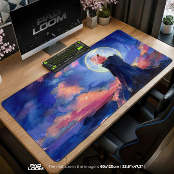 Clefairy Full Moon Mouse Pad - Pokemon Desk Mat