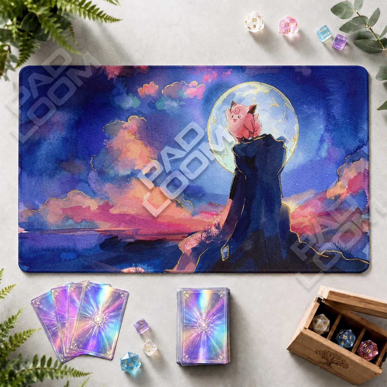 Clefairy Moon Playmat - Pokemon TCG Mat - view 2