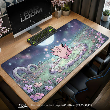 Clefairy Moonlit Dance Mouse Pad - Pokémon Desk Mat