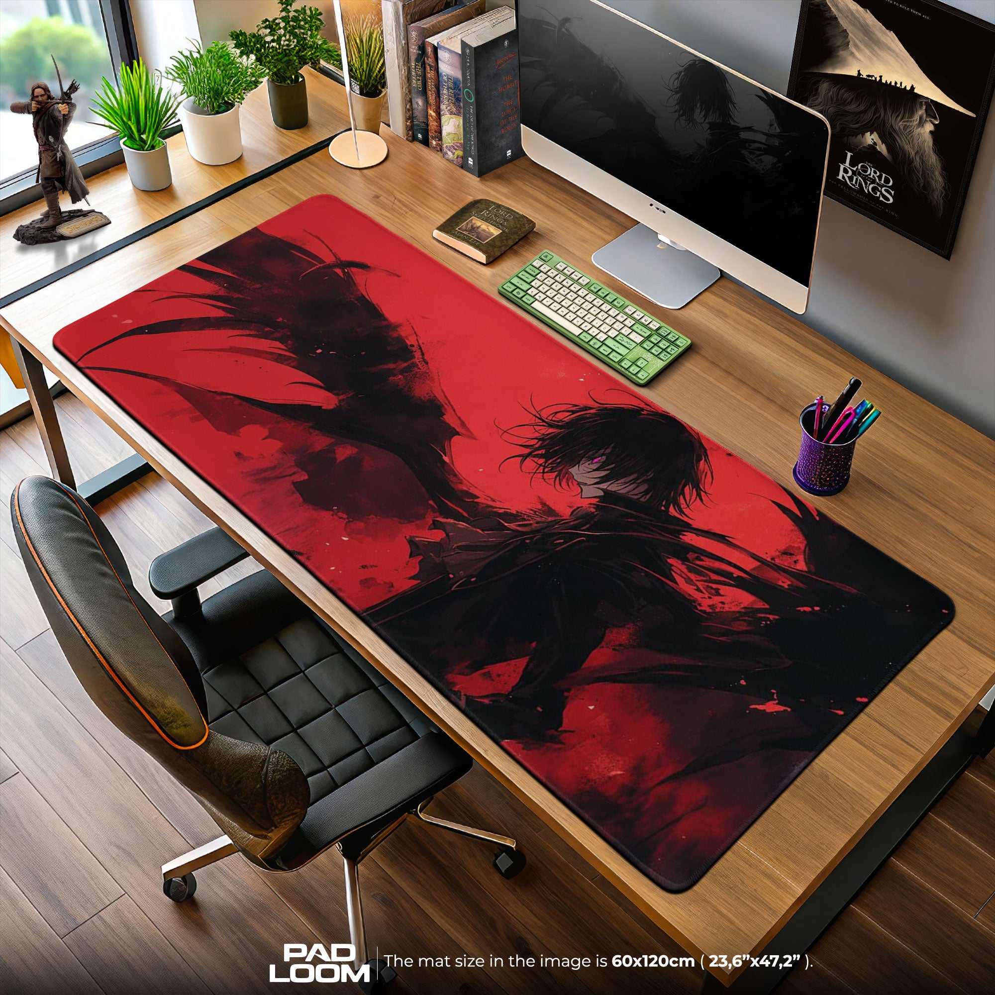 Code Geass Custom Mouse Cursor Code Geass Mouse Pad - Crimson Rebellion Anime Desk Mat – Padloom