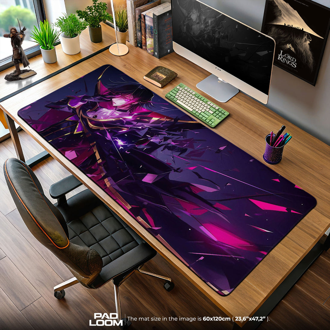 Code Geass Mouse Pad - Shattered Crown Anime Desk Mat Padloom