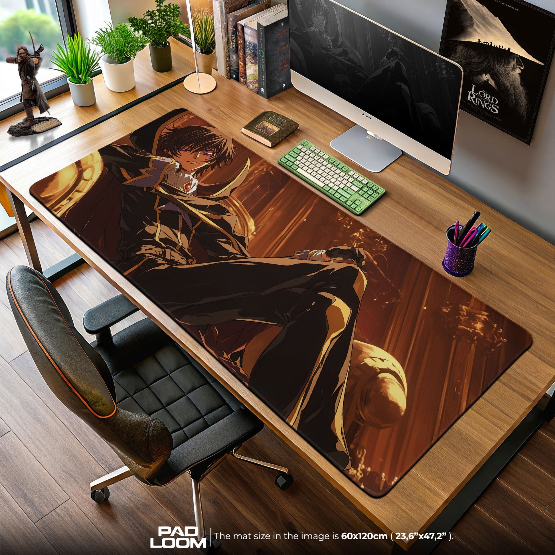 Code Geass Mouse Pad - Throne of Rebellion Anime Desk Mat Padloom