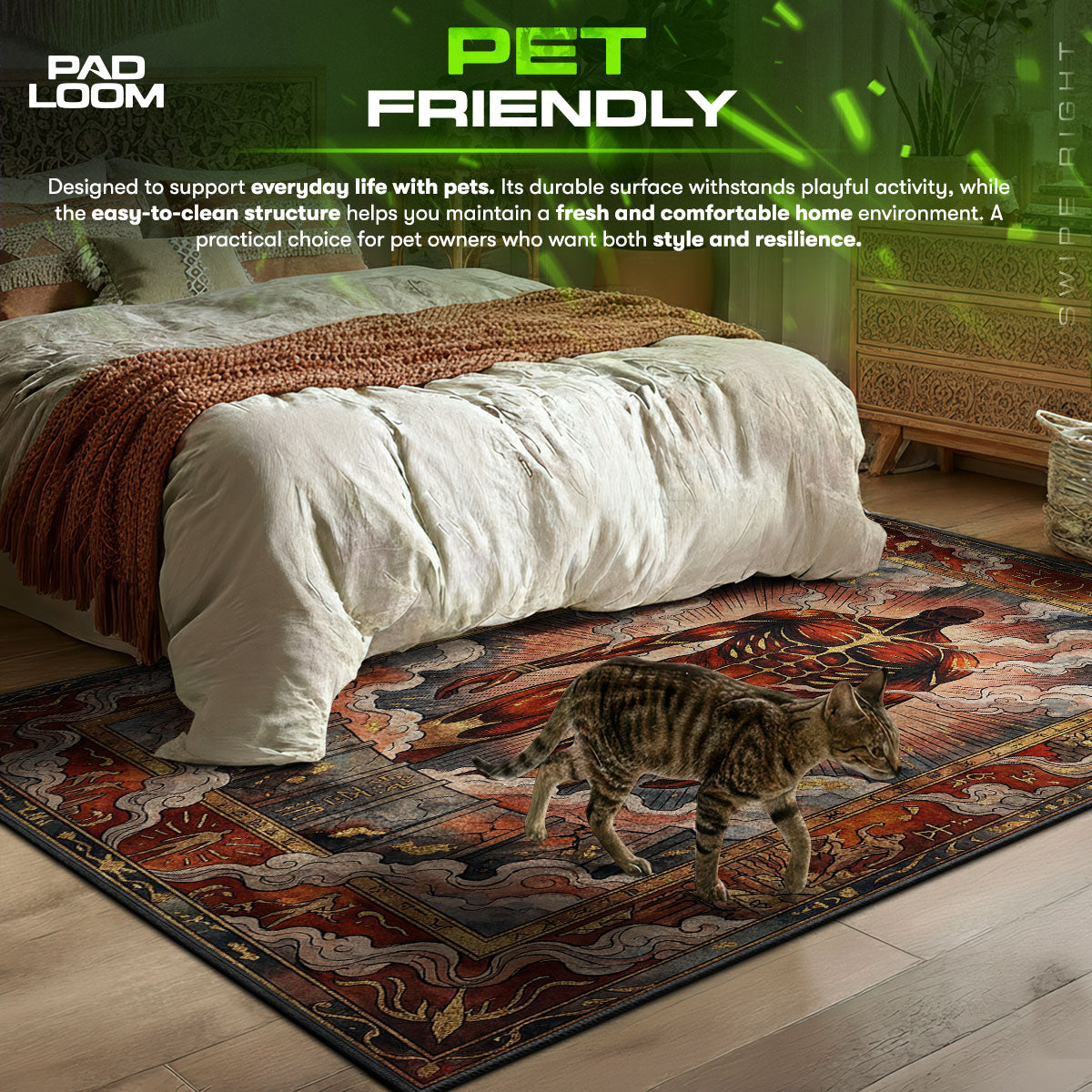 Colossal Titan Mural Rug - Attack on Titan Chair Mat