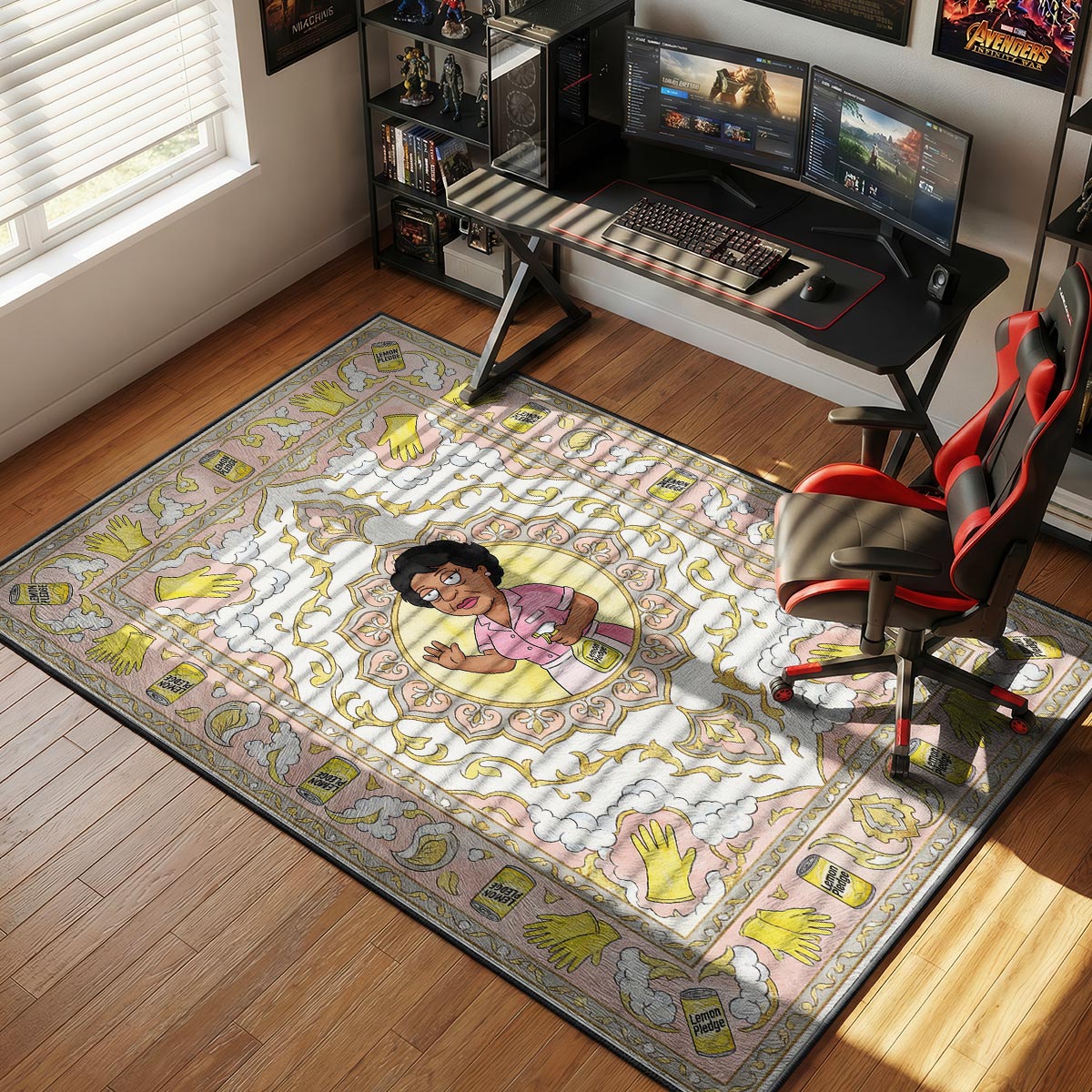 Consuela Lemon Pledge Family Guy Room rug — main product view