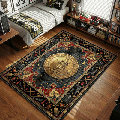 Continental Gold Coin Rug - John Wick Room Mat