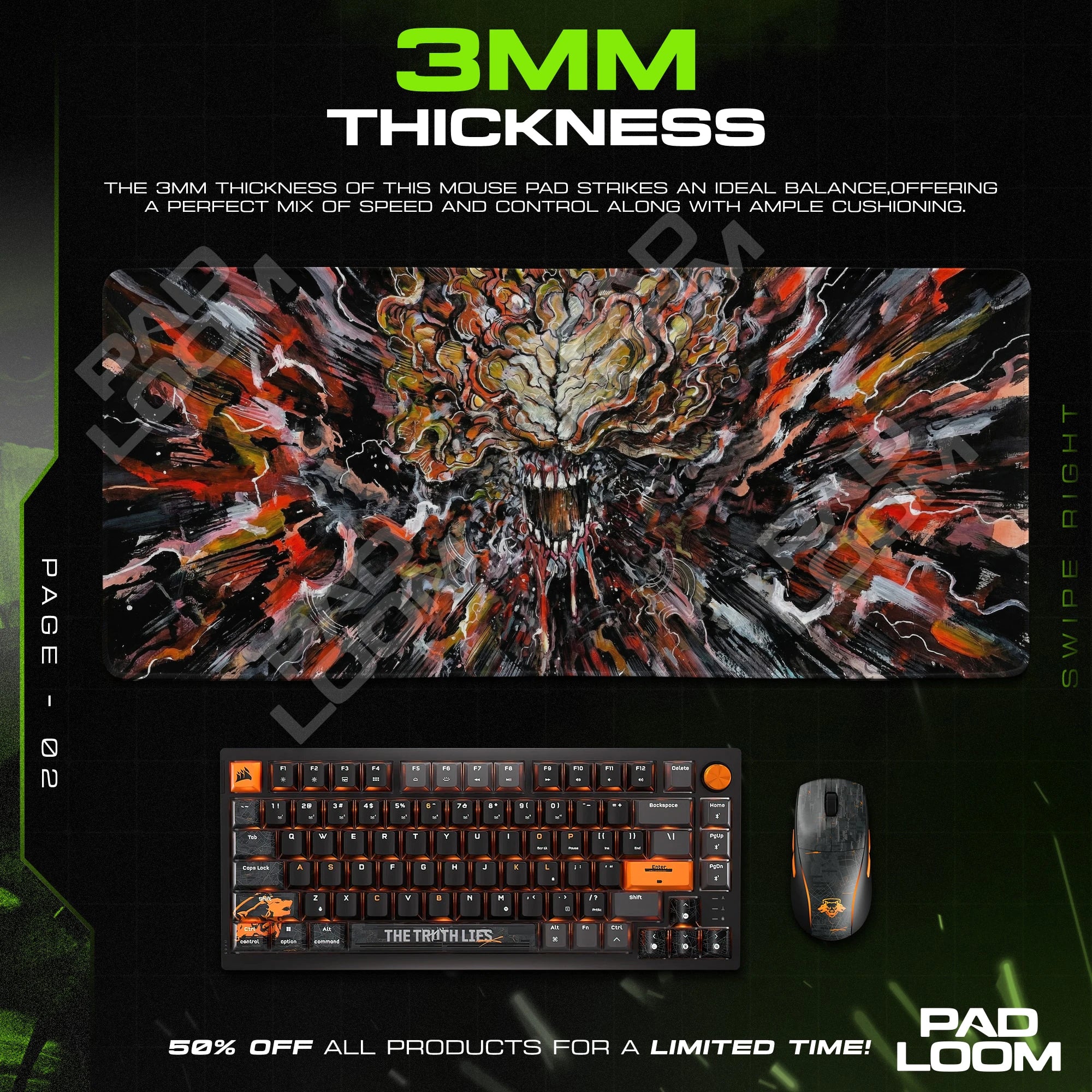 Cordyceps Burst Mouse Pad - Last of Us Desk Mat