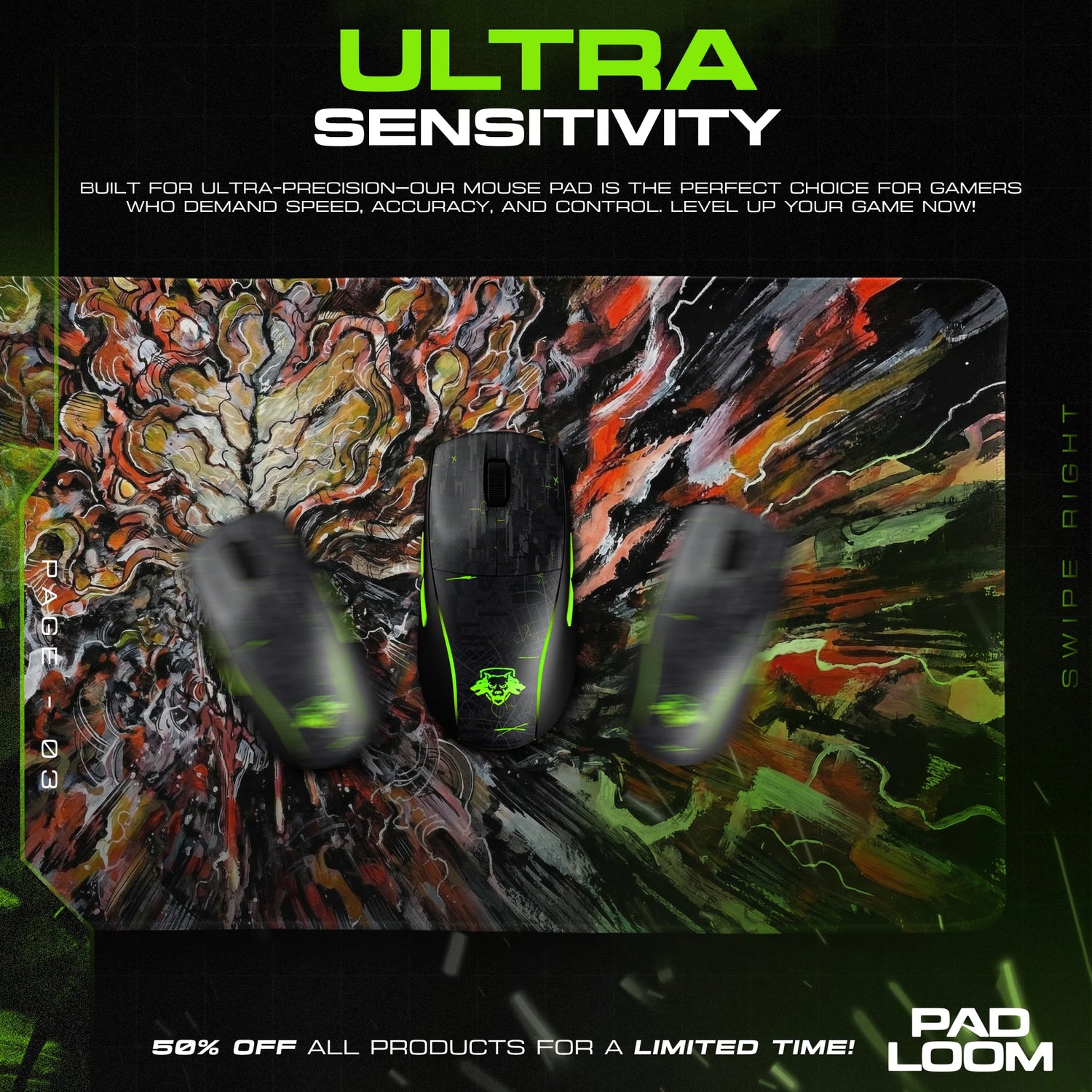 Cordyceps Burst Mouse Pad - Last of Us Desk Mat