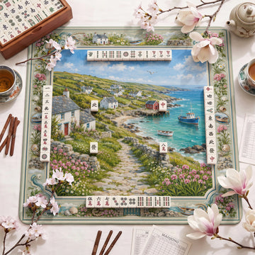 Cornish Cove Mahjong Mat – neoprene mah jongg table mat