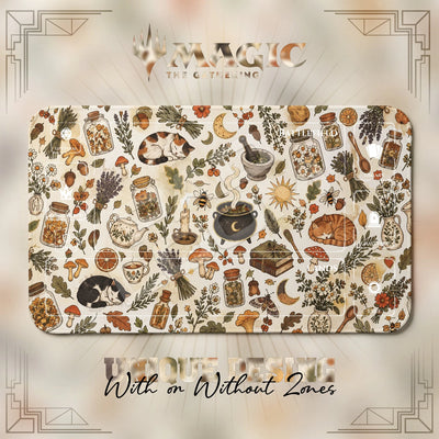 Cottage Witch Herbal Playmat - MTG Magic Mat