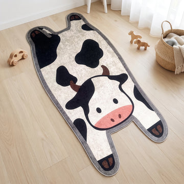 Cow Rug - Shaped Kids Room Area Rug