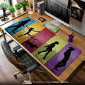 Cowboy Bebop Mouse Pad, Crew Silhouette Gaming Desk Mat Padloom