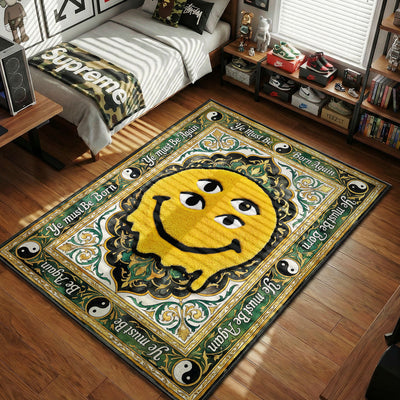 CPFM Born Again Rug - Melting Smiley Floor Mat Decor