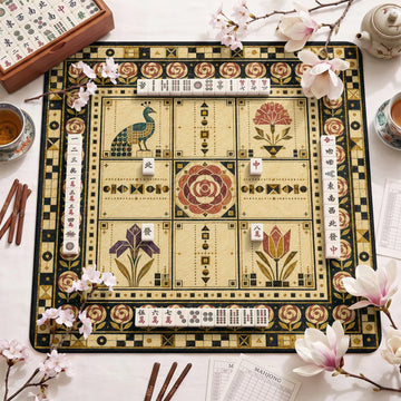 Craftsman Tile Mahjong Mat – neoprene mah jongg table mat