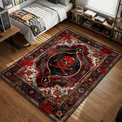 Crimson Fleet Bloodbound Rug - Starfield Chair Mat