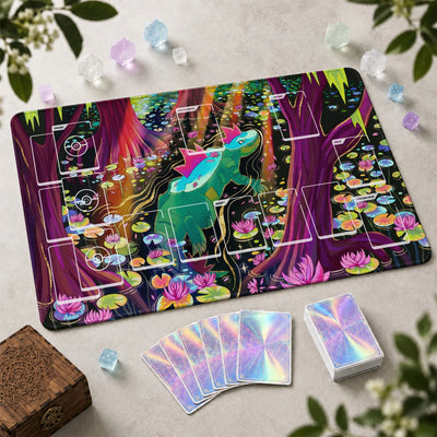 Croconaw Lily Playmat - Pokemon TCG Mat