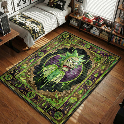Cromulon Cosmic Rug — Rick and Morty Cartoon Area Rug
