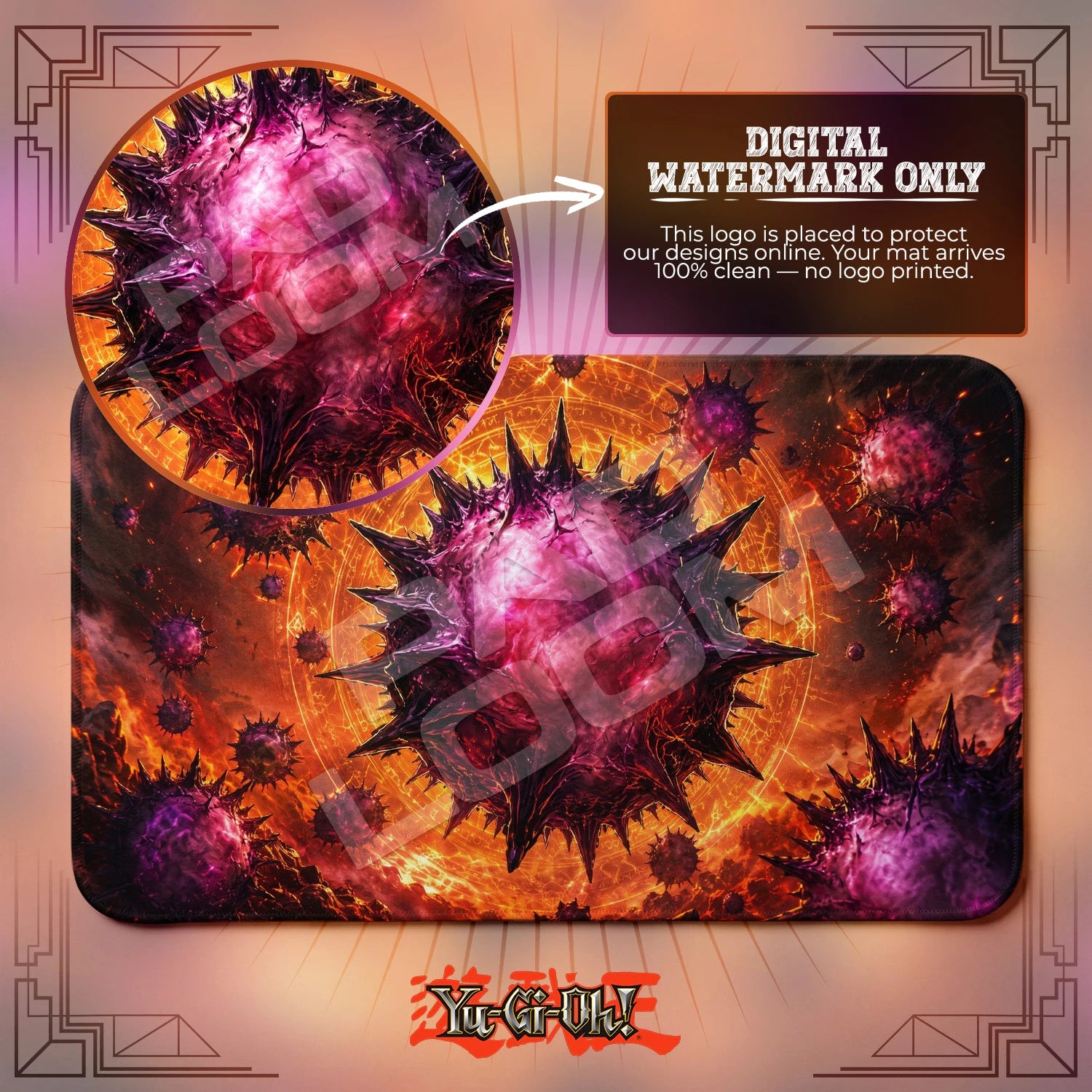 Crush Card Virus Plague Playmat - Yugioh Mat