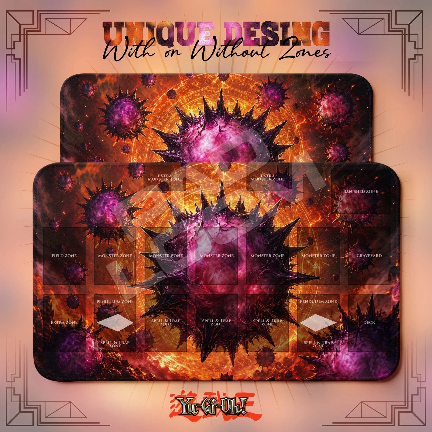 Crush Card Virus Plague Playmat - Yugioh Mat