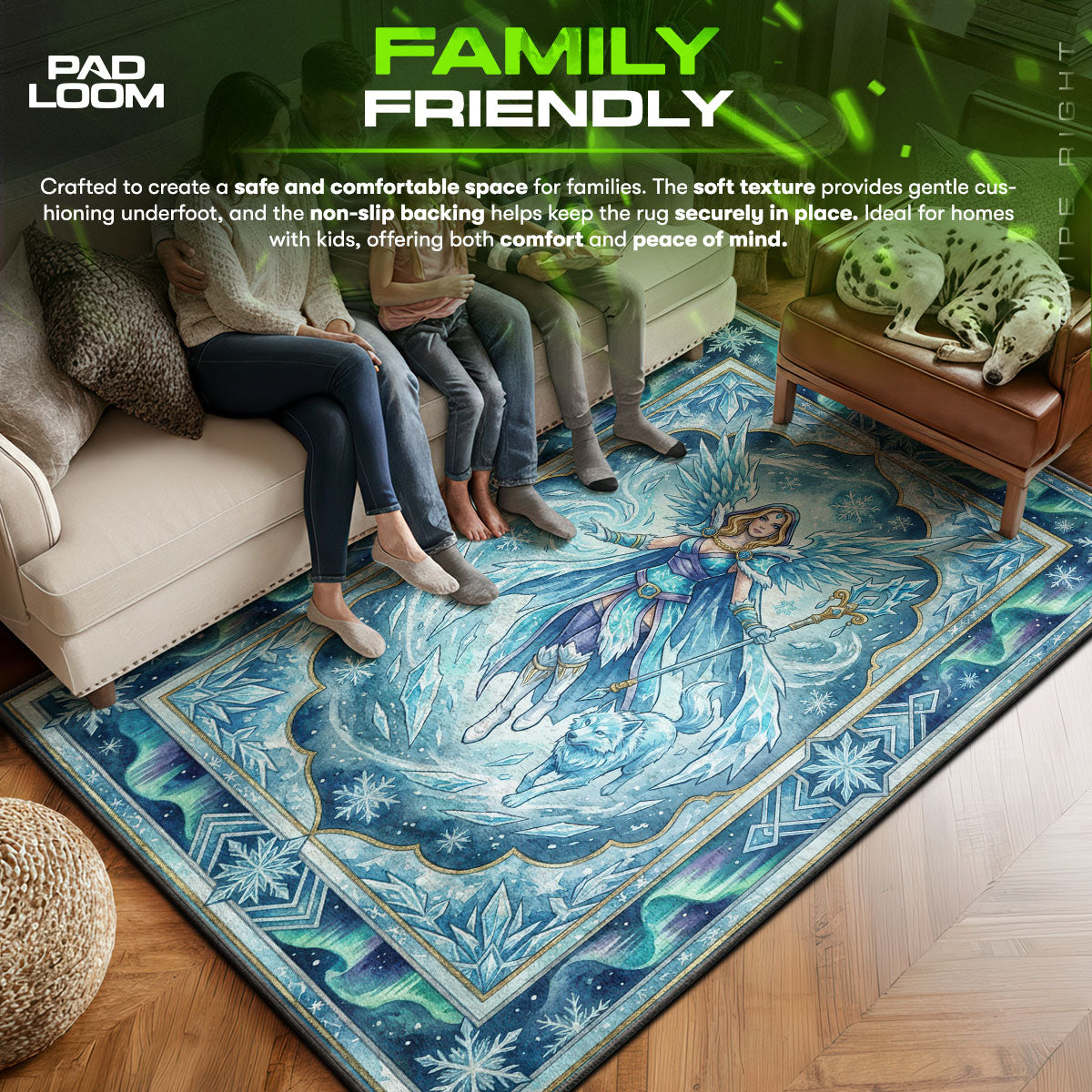 Crystal Maiden Frost Rug - Dota 2 Chair Mat