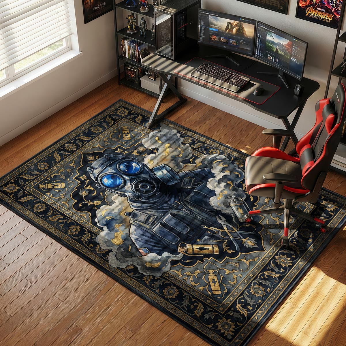 CT Operator Smoke Defuse Rug - CS2 Chair Mat