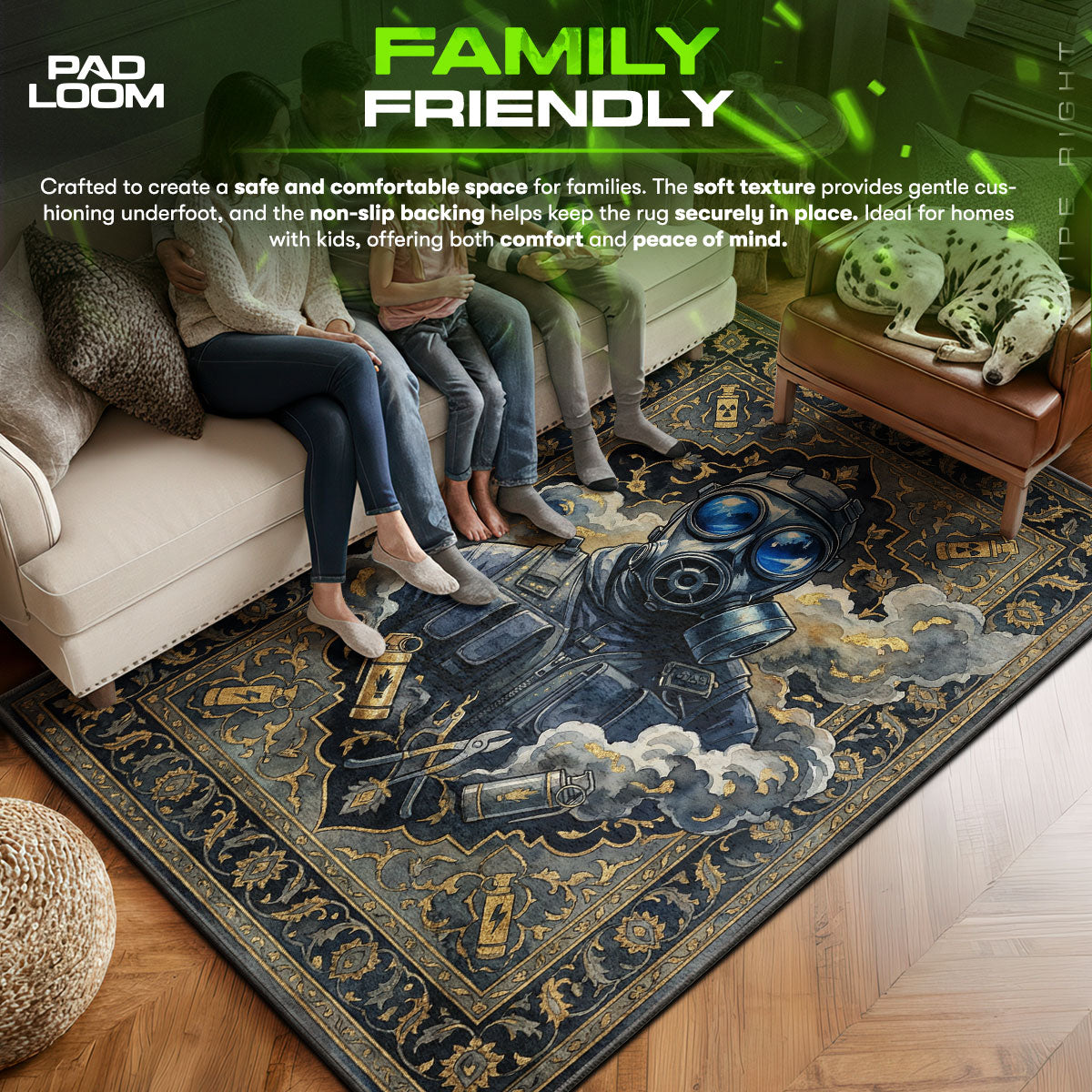 CT Operator Smoke Defuse Rug - CS2 Chair Mat