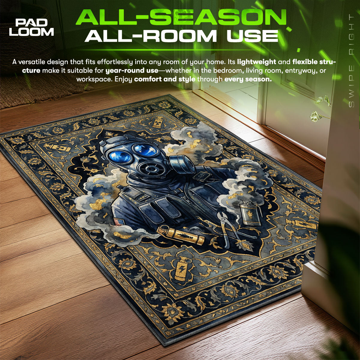 CT Operator Smoke Defuse Rug - CS2 Chair Mat