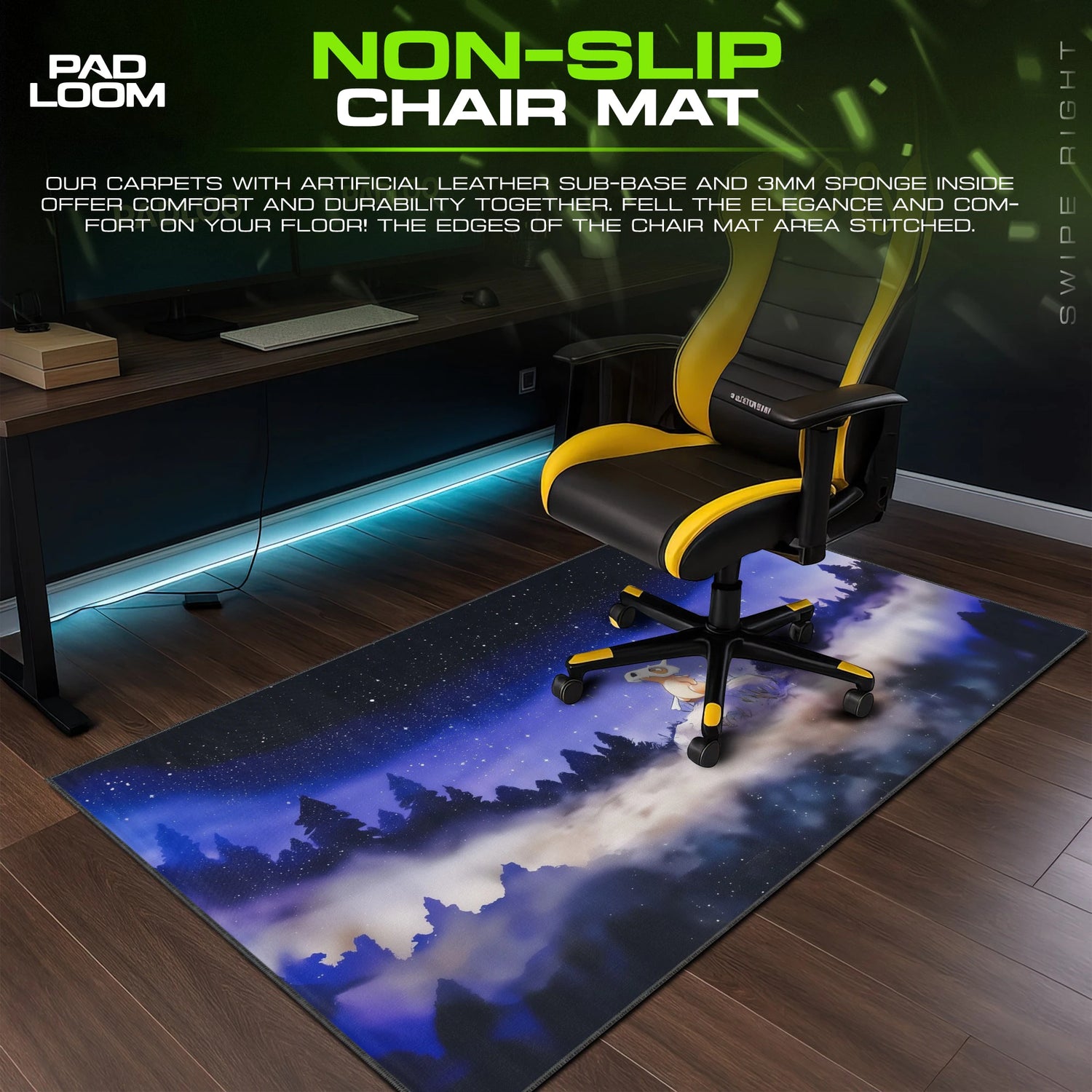 Cubone Starlit Hill Mouse Pad - Pokémon Desk Mat