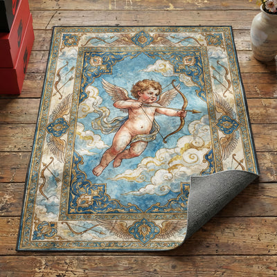 Cupid's Arrow Rug — Valentine's Day Cherub Area Rug