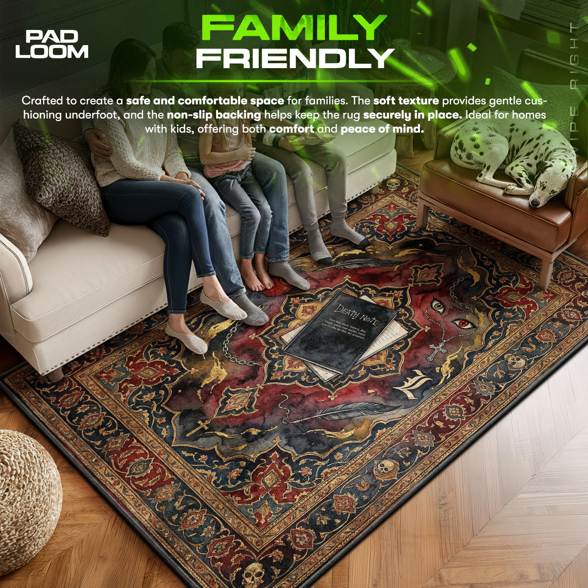 Verfluchter Artefakt-Teppich - Todesnotiz Stuhlmatte