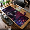Cyberpunk 2077 Mouse Pad, Johnny Silverhand Bar Scene Game Desk Mat Padloom