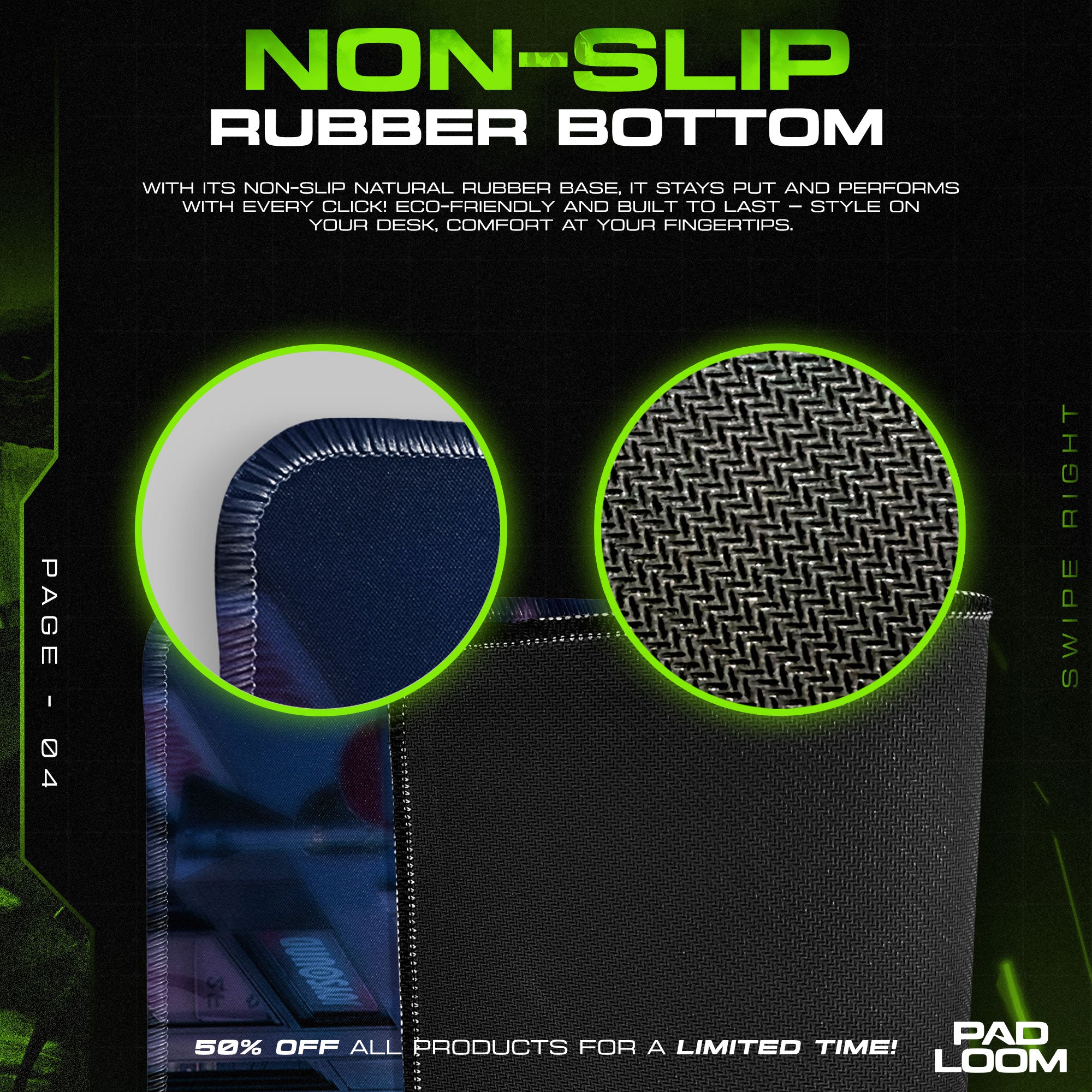 Cyberpunk 2077 Mouse Pad, Neon Alley Standoff Game Desk Mat