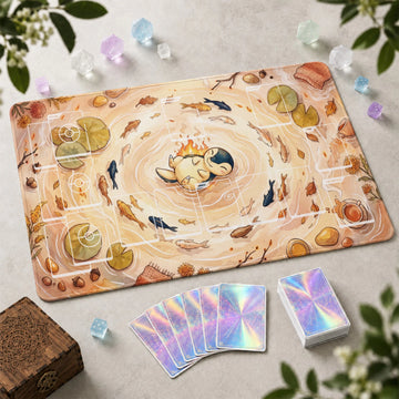 Cyndaquil Autumn Playmat - Pokemon TCG Mat