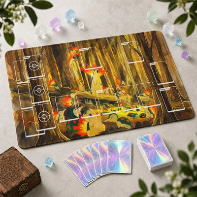 Cyndaquil Gathering Playmat - Pokemon TCG