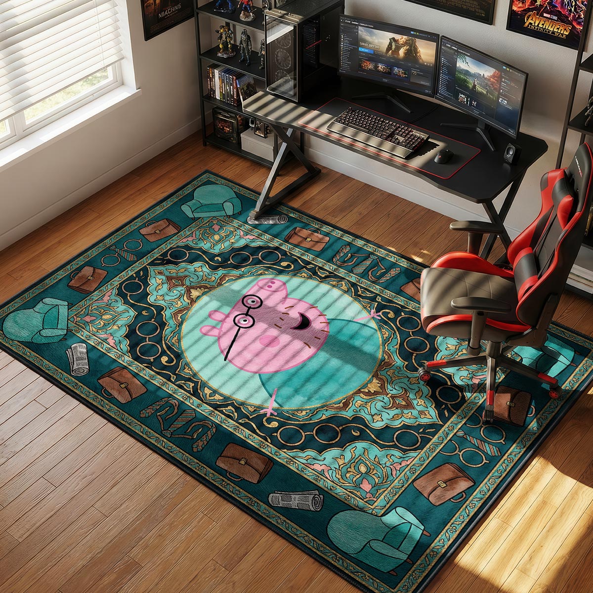 Daddy Pig Kids Floor rug — main product view