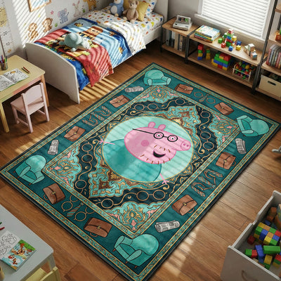 Daddy Pig Office Rug - Kids Floor Mat
