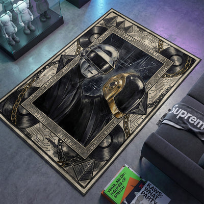 Daft Punk Circuit Rug - Tron Legacy Chair Mat
