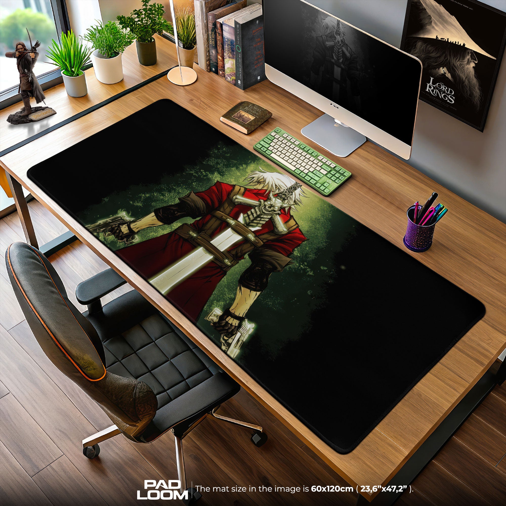 Dante Devil Trigger Mouse Pad, Devil May Cry Gaming Desk Mat