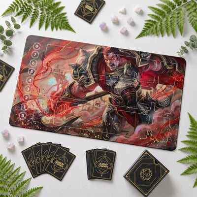 Darius Crimson Playmat - LoL Riftbound TCG Mat