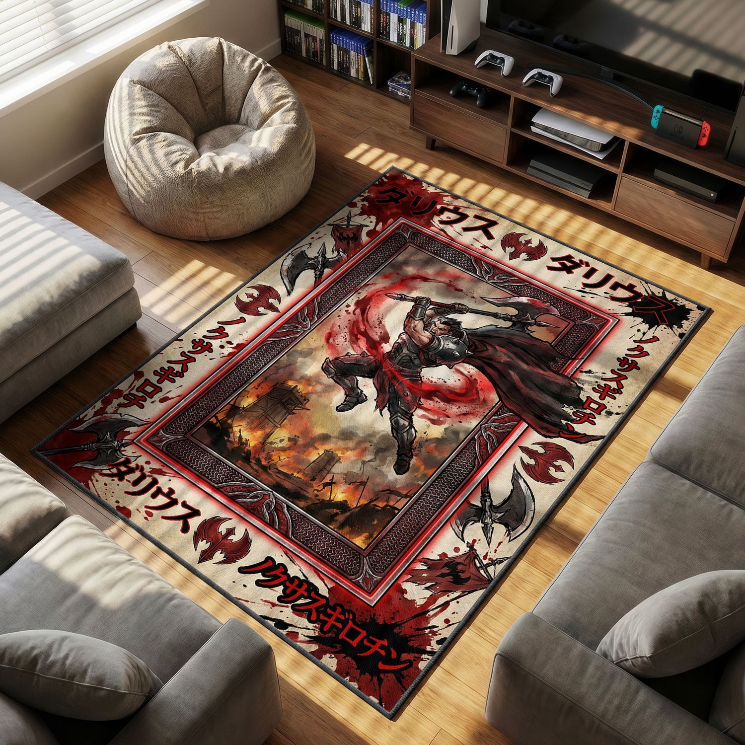 Darius Noxian Guillotine Teppich - League of Legends Stuhlunterlage