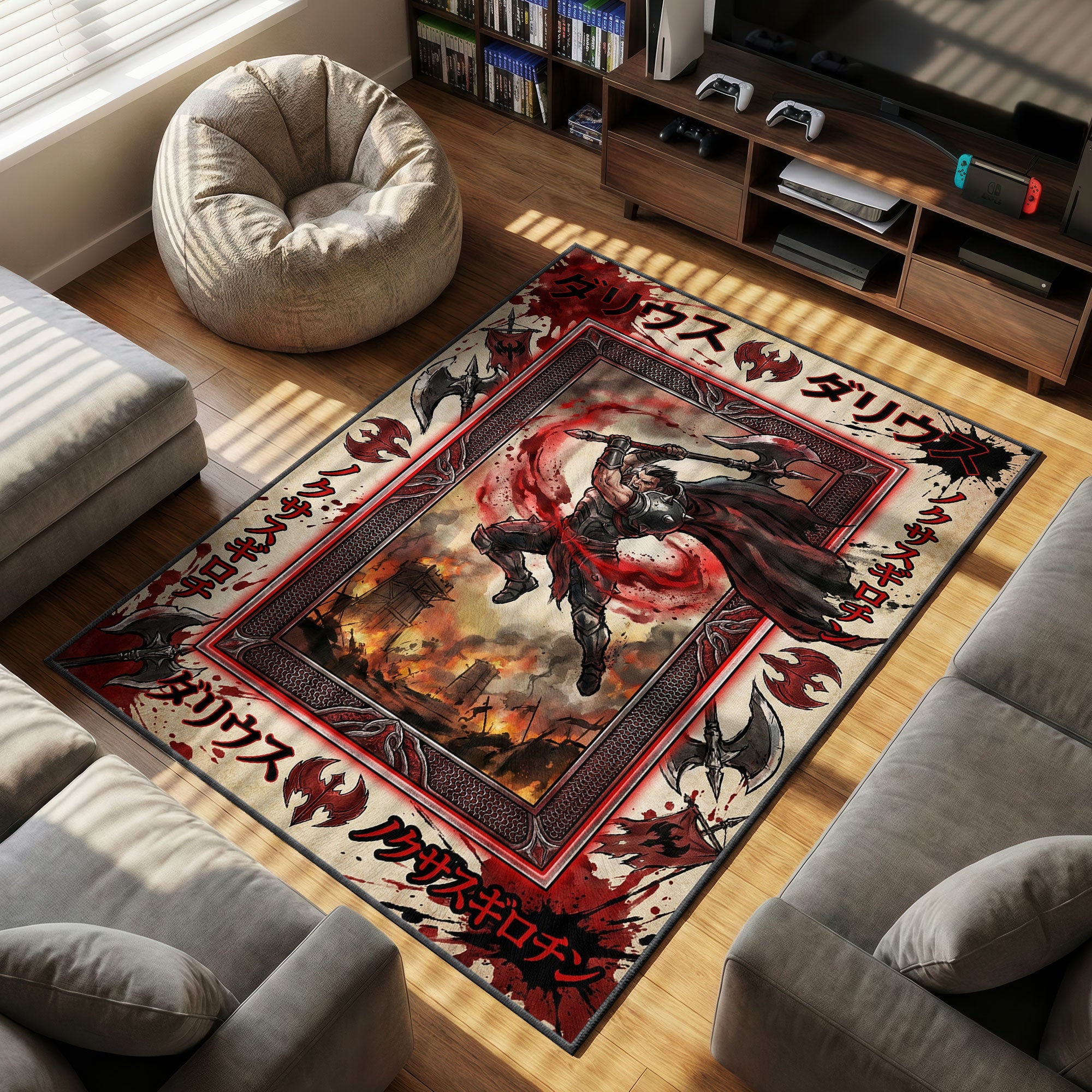 Darius Noxian Guillotine Teppich - League of Legends Stuhlunterlage