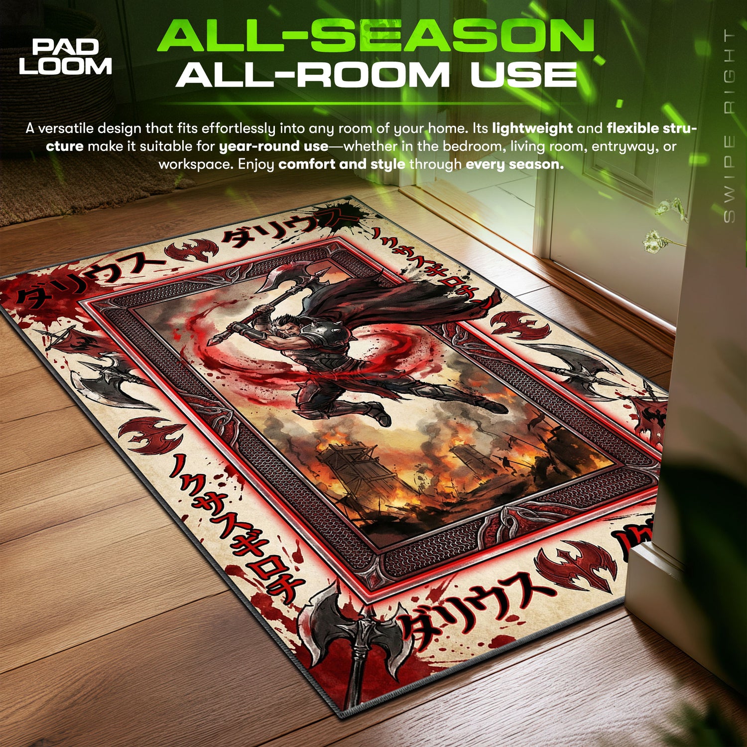 Darius Noxian Guillotine Teppich - League of Legends Stuhlunterlage