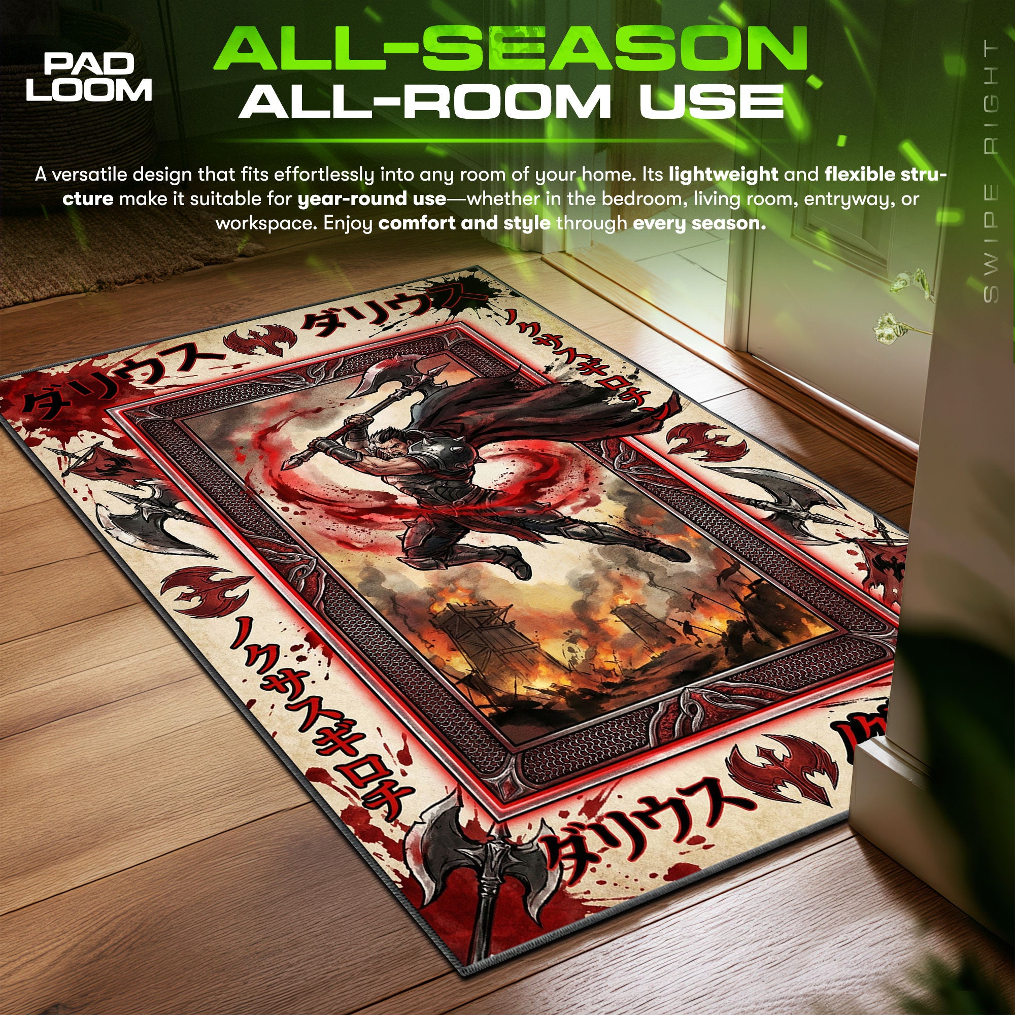 Darius Noxian Guillotine Teppich - League of Legends Stuhlunterlage